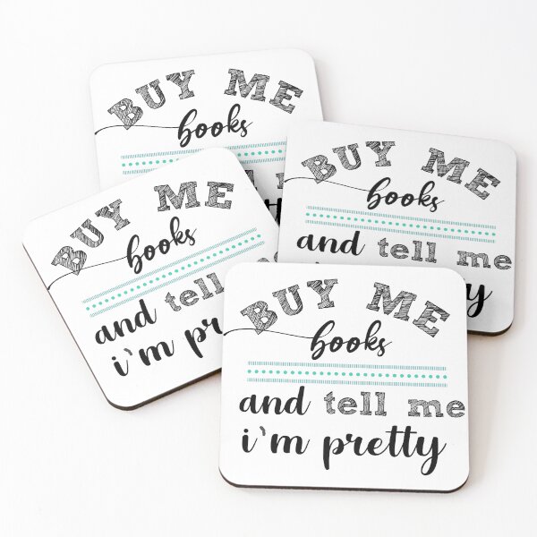 Item preview, Buy Me Books an and Tell Me I'm Pretty designed and sold by hardscuffle.