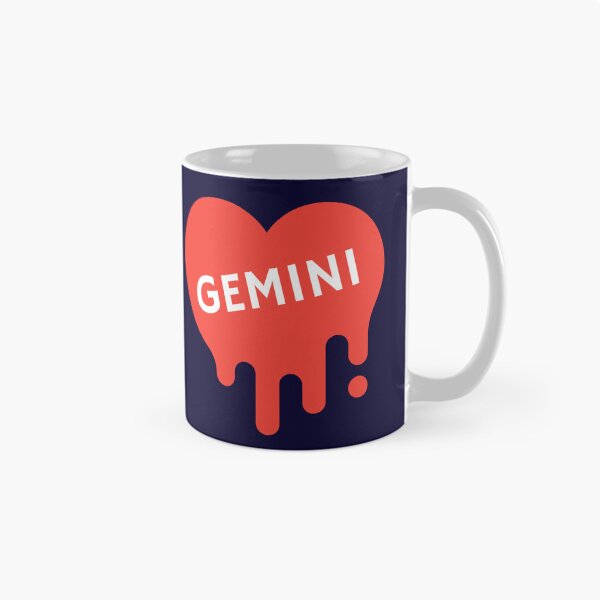 Item preview, Gemini Bleeding Red Heart designed and sold by Hellofriendco.