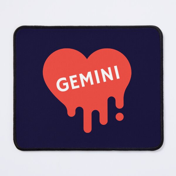 Item preview, Gemini Bleeding Red Heart designed and sold by Hellofriendco.