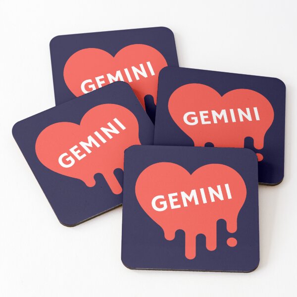 Item preview, Gemini Bleeding Red Heart designed and sold by Hellofriendco.