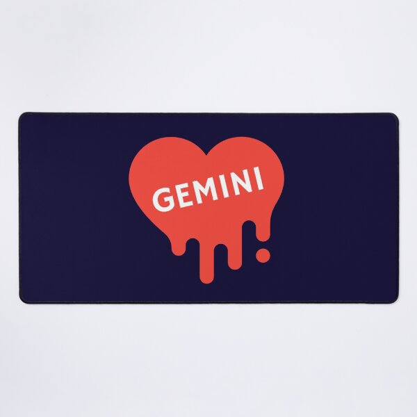 Item preview, Gemini Bleeding Red Heart designed and sold by Hellofriendco.