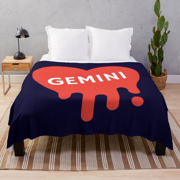 Item preview, Gemini Bleeding Red Heart designed and sold by Hellofriendco.
