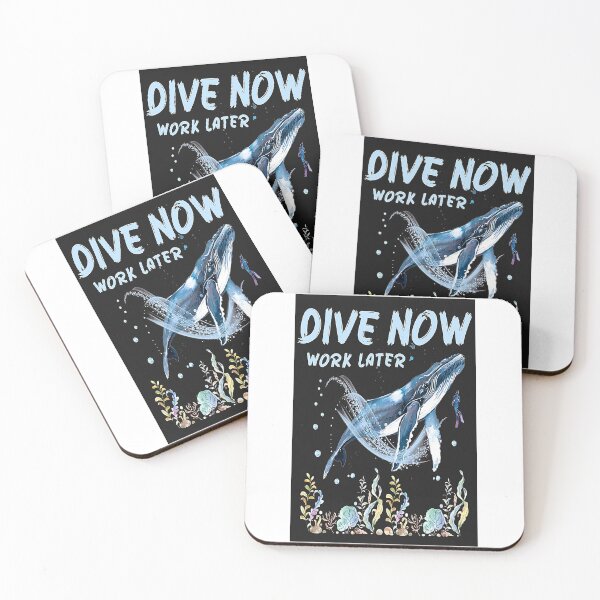 Item preview, Scuba Diving Dive Now Work Later designed and sold by Aniondomi13.