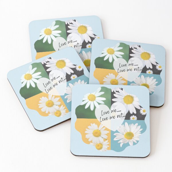 Item preview, Love me Love me not daisy design is adorable for summer, adults and kids to brighten your day and make a happy smile designed and sold by tranquilbeach.