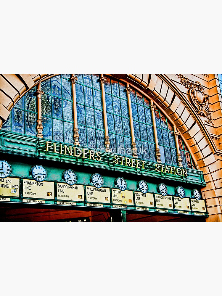 Melbourne Series - The Clocks, Flinders Street Station by sparrowhawk