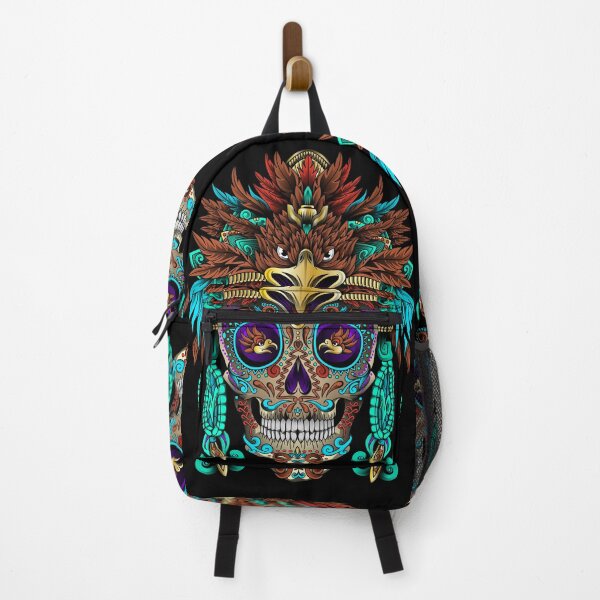 Item preview, skull eagle warrior aztec purple designed and sold by cat poe.