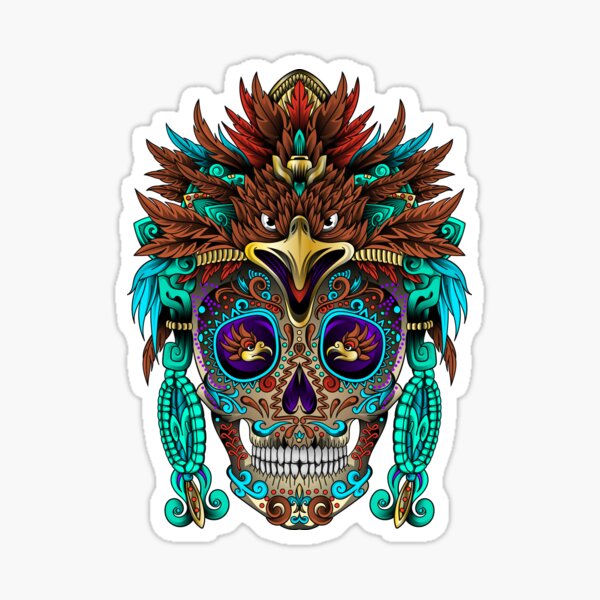 Mayan Eagle Warrior Skull – Sofias Gift Shop & Apparel