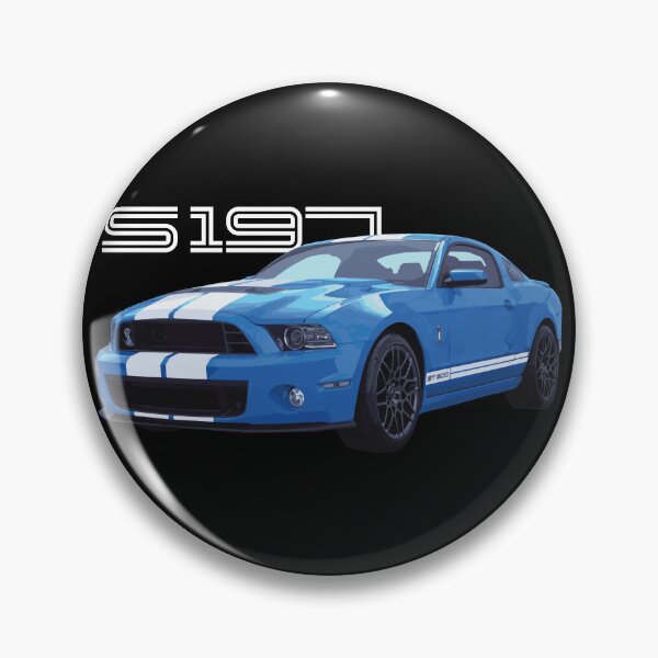 Item preview, S197 SHELBY GT500 COBRA Mustang GT 5.0L V8 GRABBER BLUE designed and sold by cowtownCOWBOY.