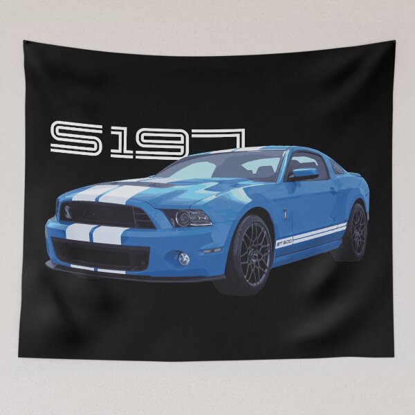Item preview, S197 SHELBY GT500 COBRA Mustang GT 5.0L V8 GRABBER BLUE designed and sold by cowtownCOWBOY.