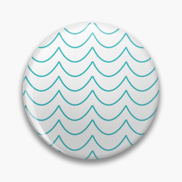 Item preview, Teal Wavy Zig Zag Pattern designed and sold by Nisha Prabhu.