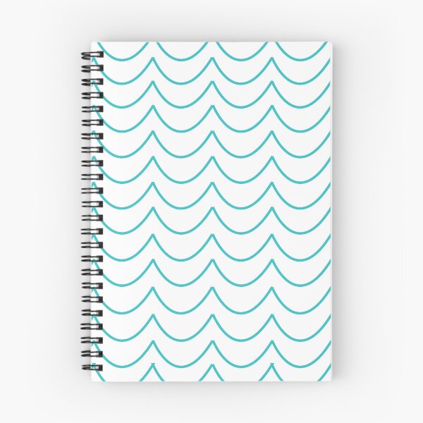 Item preview, Teal Wavy Zig Zag Pattern designed and sold by Nisha Prabhu.