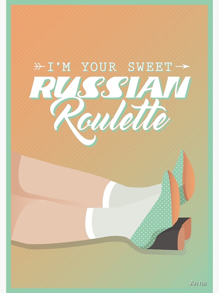 Red Velvet Russian Roulette Poster