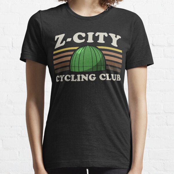Pedal Hard to Avoid Monsters Z City Cycling Club Essential T-Shirt