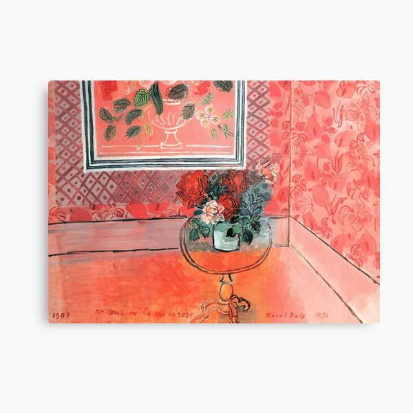 La Vie en Rose, 1931 Raoul Dufy Metal Print
