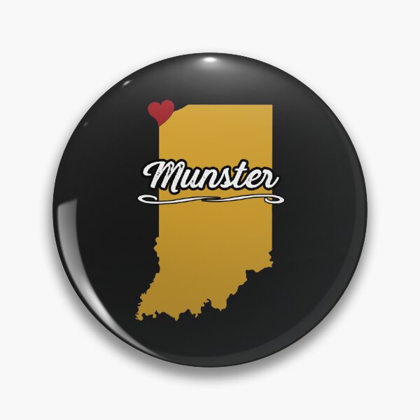 Item preview, Munster Indiana - IN Merch and Souvenirs  Hoosier City State Gift - Memorabilia Merchandise Sticker designed and sold by marcipattysk1i.