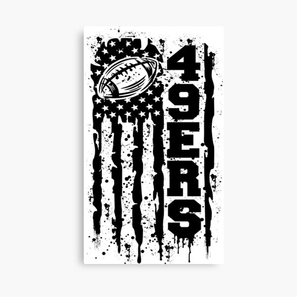 San Francisco 49ers Vintage Logo Canvas Print / Canvas Art by Florian  Rodarte - Pixels Canvas Prints