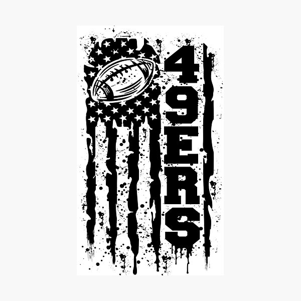 San Francisco 49ers on an abraded steel texture T-Shirt by Movie Poster  Prints - Fine Art America