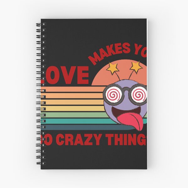 Item preview, Love Makes You Do Crazy Things  Crazy Toon Retro Funny Design designed and sold by Lynette1241.