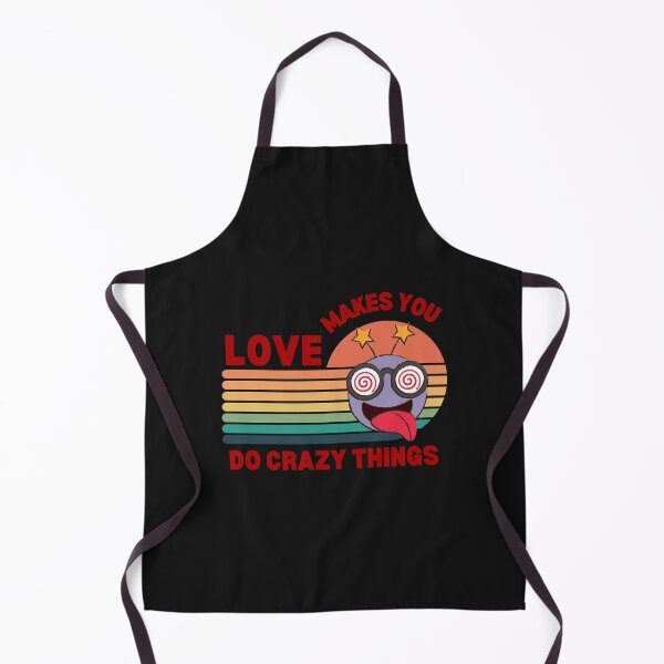 Item preview, Love Makes You Do Crazy Things Crazy Toon Retro Funny Design designed and sold by Lynette1241.