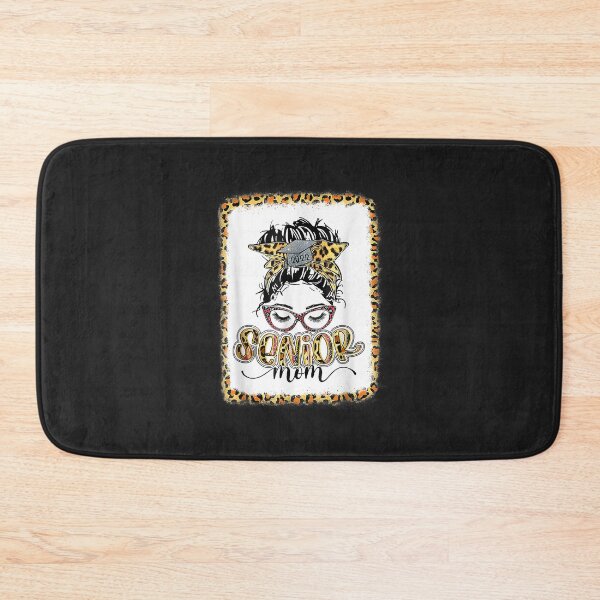 Item preview, Proud Senior Mom Class of 2022 Leopard Messy Bun Bleached designed and sold by marcipattysk1i.