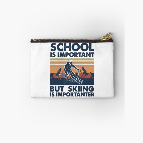 Item preview, School Is Important But Skiing Is Importanter - Skiing Lover designed and sold by levintere.