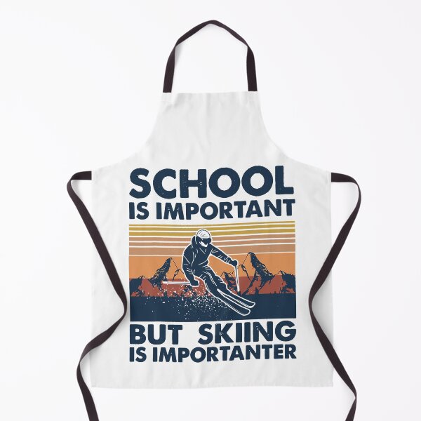 Item preview, School Is Important But Skiing Is Importanter - Skiing Lover designed and sold by levintere.