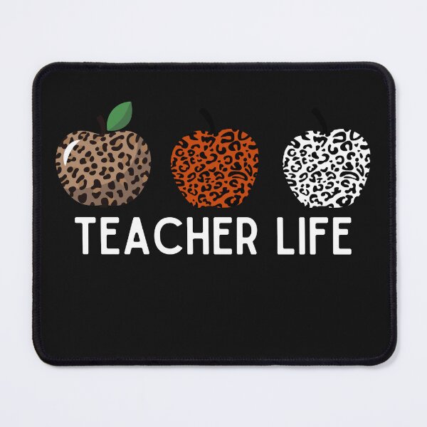Item preview, Teachers Life Leopard Pattern Apples designed and sold by RedSparkle.