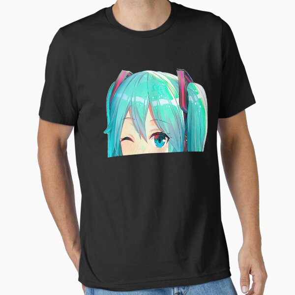 Item preview, Hatsune miko peeker peeking anime miku girl window bumper designed and sold by scamaccazflz539.