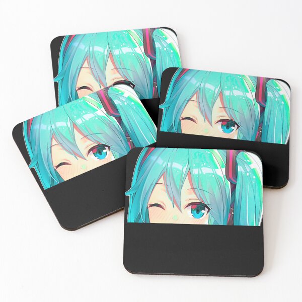 Item preview, Hatsune miko peeker peeking anime miku girl window bumper designed and sold by scamaccazflz539.