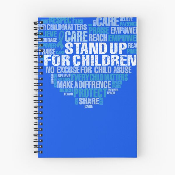 Item preview, Child Abuse Prevention Heart Word Cloud Support Classic T-Shirt designed and sold by TobiasaGrunder.