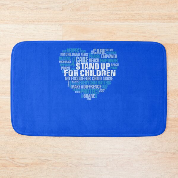 Item preview, Child Abuse Prevention Heart Word Cloud Support Classic T-Shirt designed and sold by TobiasaGrunder.