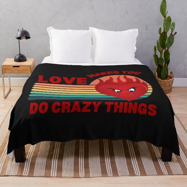 Item preview, Love Makes You Do Crazy Things Retro Angry Heart Red Design designed and sold by Lynette1241.