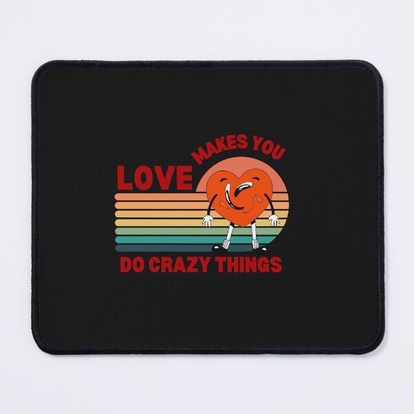 Item preview, Love Makes You Do Crazy Things Retro Crazy Heart Red Design designed and sold by Lynette1241.