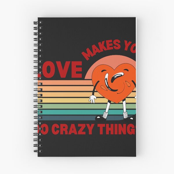 Item preview, Love Makes You Do Crazy Things Retro Crazy Heart Red Design designed and sold by Lynette1241.