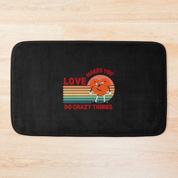 Item preview, Love Makes You Do Crazy Things Retro Crazy Heart Red Design designed and sold by Lynette1241.