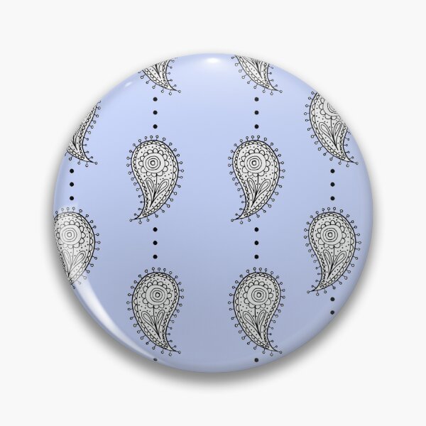 Item preview, Periwinkle Blue Floral Paisley  Pattern,Cute,very peri, modern, vintage, Simple, boho, bohemian designed and sold by Tamas Das.