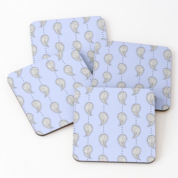 Item preview, Periwinkle Blue Floral Paisley  Pattern,Cute,very peri, modern, vintage, Simple, boho, bohemian designed and sold by Tamas Das.