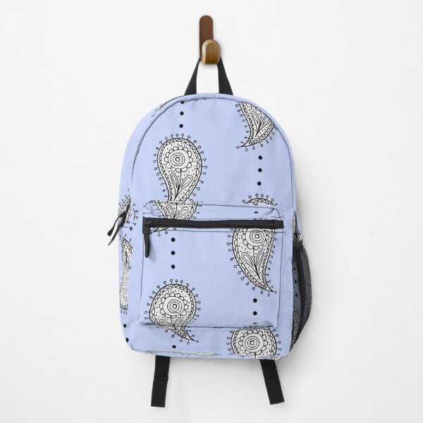 Item preview, Periwinkle Blue Floral Paisley Pattern,Cute,very peri, modern, vintage, Simple, boho, bohemian designed and sold by Tamas Das.