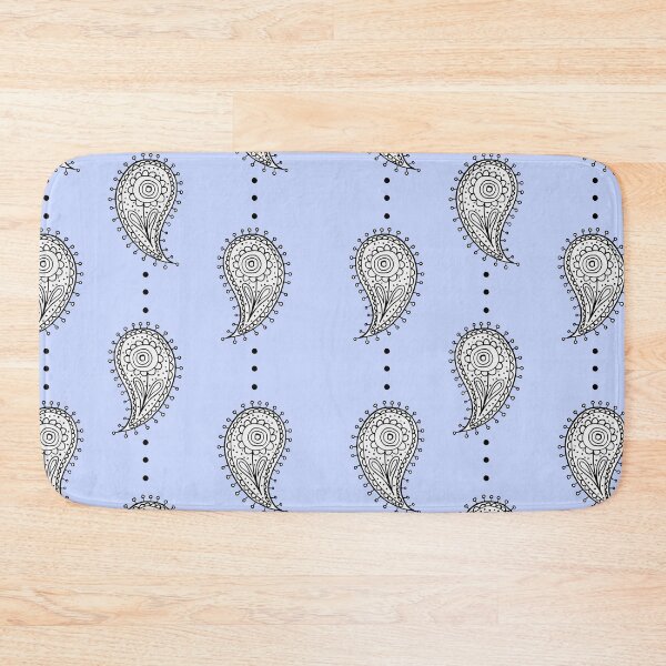 Item preview, Periwinkle Blue Floral Paisley  Pattern,Cute,very peri, modern, vintage, Simple, boho, bohemian designed and sold by Tamas Das.