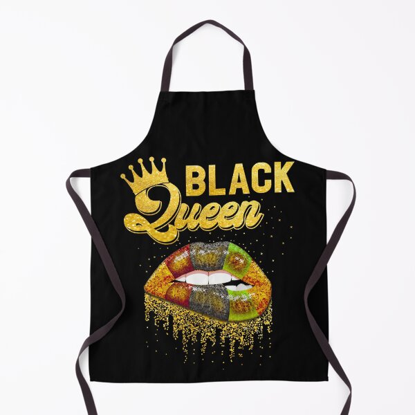 Item preview, Black Queen Lips Glitter & Gold Red Green Pan African Flag designed and sold by Marie-Fernandez.