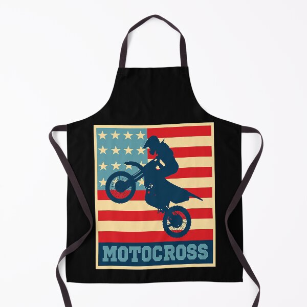 Item preview, Motocross American Flag Bike Rider designed and sold by caintati.
