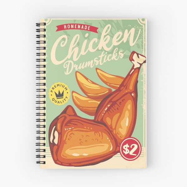 Item preview, Retro Chicken Drumsticks - Chicken Leg / Fast Food Fries designed and sold by lookupcare.