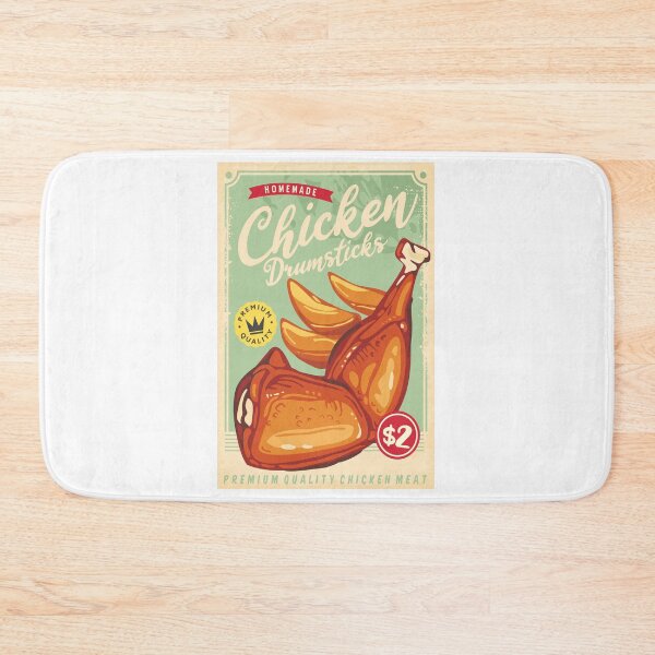 Item preview, Retro Chicken Drumsticks - Chicken Leg / Fast Food Fries designed and sold by lookupcare.