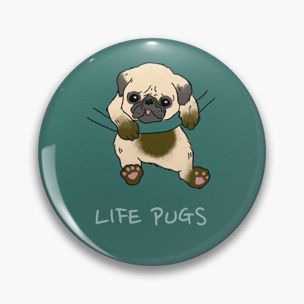 Item preview, Life Pugs. Cute Carlino Pug Hanging designed and sold by Rebel-Design.