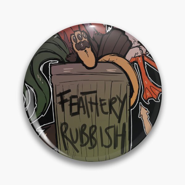 Item preview, birds! and a gryphon! in a trash can! designed and sold by critical-error.