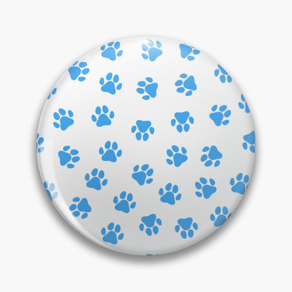 Item preview, Light blue Dog Paw Print Pattern designed and sold by patterniastudio.