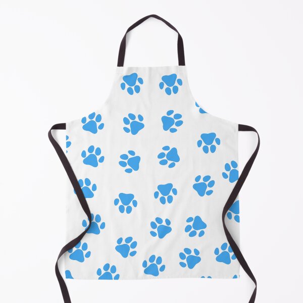 Item preview, Light blue Dog Paw Print Pattern designed and sold by patterniastudio.