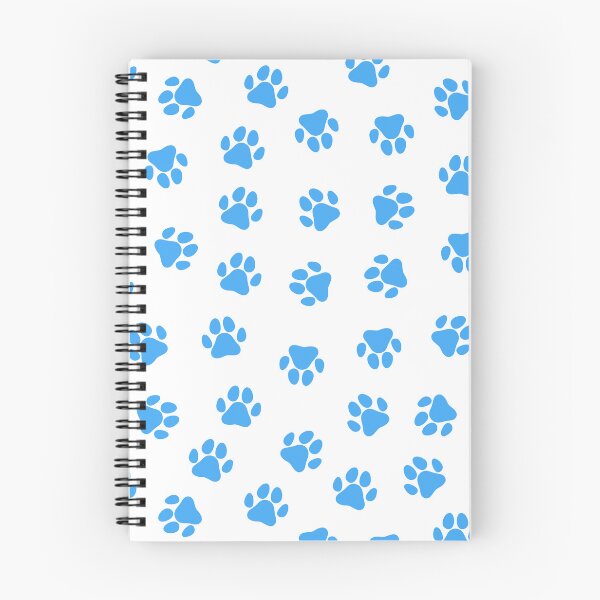 Item preview, Light blue Dog Paw Print Pattern designed and sold by patterniastudio.