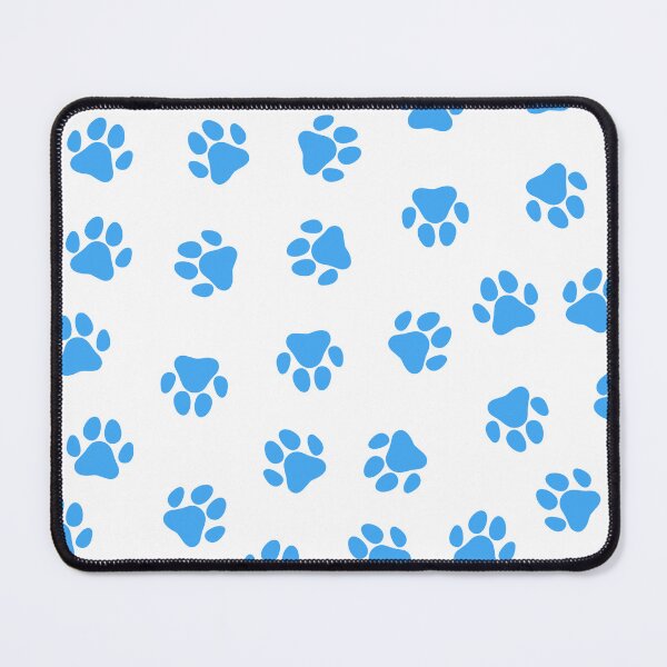 Item preview, Light blue Dog Paw Print Pattern designed and sold by patterniastudio.