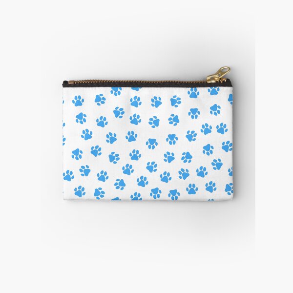 Item preview, Light blue Dog Paw Print Pattern designed and sold by patterniastudio.